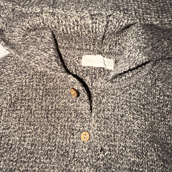 Rylee + cry hassle Knit Sweater with Wooden Buttons and pants